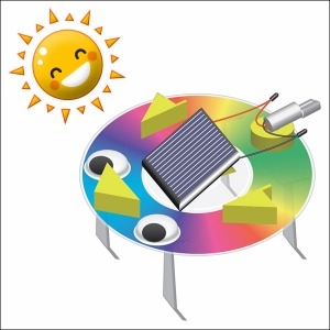 뉴 태양광 미니 CD진동로봇 만들기 (5인용)